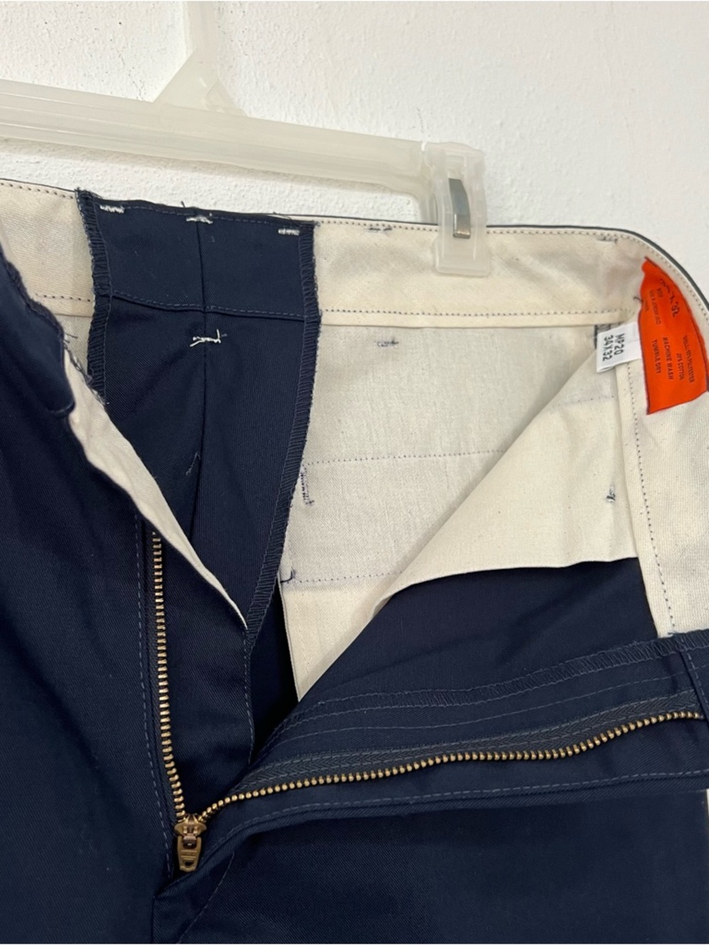Set of 3 Pants MP20 Men Classic Blue Chinos Pants Size 34” x 32” Casual or Work - Picture 14 of 15